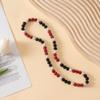 AUSGER Baseball Ice Collection Necklace for Boys Men Sparkly Elastic Bling Beaded Rhinestone Necklace Drip Gift for Girls Kids Players view 2