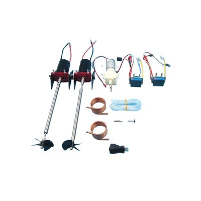 1 Set 550 Motor+ Propeller Drive Shaft + 480A ESC + Pump Water Cooling Jackets Set Spare Parts for DIY RC Boat Model(5x10cm)