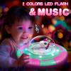 RMOKA Unicorn Sit and Spin Toy for Toddlers Girls Ages 1-3 2-4, Birthday Gift for 2 3 4 Years Old Girl, 360 Spin Seat Kids Indoor Interactive Sensory Toy with LED & Music view 3