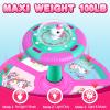 RMOKA Unicorn Sit and Spin Toy for Toddlers Girls Ages 1-3 2-4, Birthday Gift for 2 3 4 Years Old Girl, 360 Spin Seat Kids Indoor Interactive Sensory Toy with LED & Music view 4