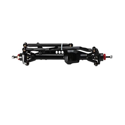 cvking RC Vehicle Axles Compatible with Axial for SCX10 Pro Toys Crawler Car Upgrade Parts Aluminum Alloy Front Rear Straight Axles Set for 1/10 RC Crawler(Color 2,Front Axle)