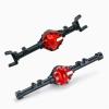 cvking RC Vehicle Axles Compatible with D90 D110 4WD for Gelande II 1/10 RC Crawler Truck Car Upgrade Parts Metal Front Rear Axle Housing RC Car Accessories view 2