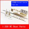 1:350 Scale Liao Ning/Shan Dong Aircraft Carrier Power Set Motor+ Propellers+ Shafts+ Rudder for 1/350 RC Simulation Boat Model view 2