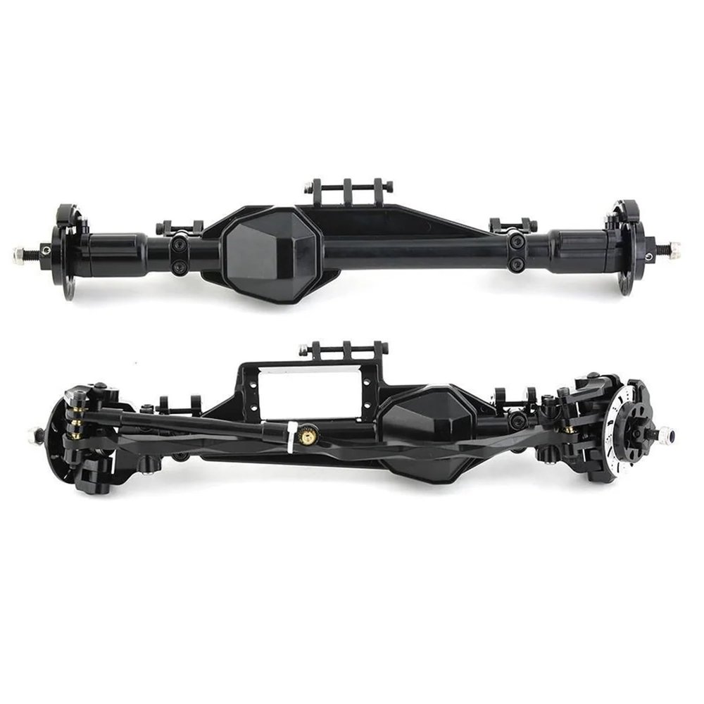 cvking RC Vehicle Axles Compatible with Axial for RBX10 for Ryft 1/10 RC Crawler Car Upgrade Accessories Metal Front and Rear Axle RC Car Modified Pieces(Color 2)