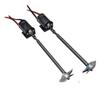 1Set RC Boat 550 Motor + Shaft + Metal Propeller Transmission Power Parts for Remote Control Ship/Speedboat/Feeding Boat(1xLeft Set 200mm) view 2