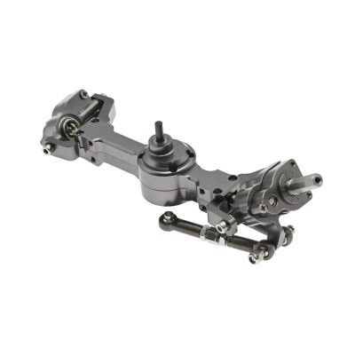 cvking RC Vehicle Axles Compatible with MN for MN99S MN98 D90 D91 D99 D99S MN90 1/12 RC Car Upgrade Parts Metal Front Portal Axle RC Car Modified Pieces(4)