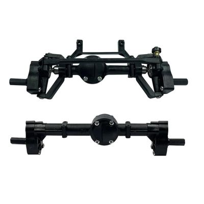cvking RC Vehicle Axles Compatible with LDRC for LD-P06 for Unimog 1/12 RC Truck Car Spare Parts Accessories Front and Rear Portal Axle RC Car Upgrade Accessories