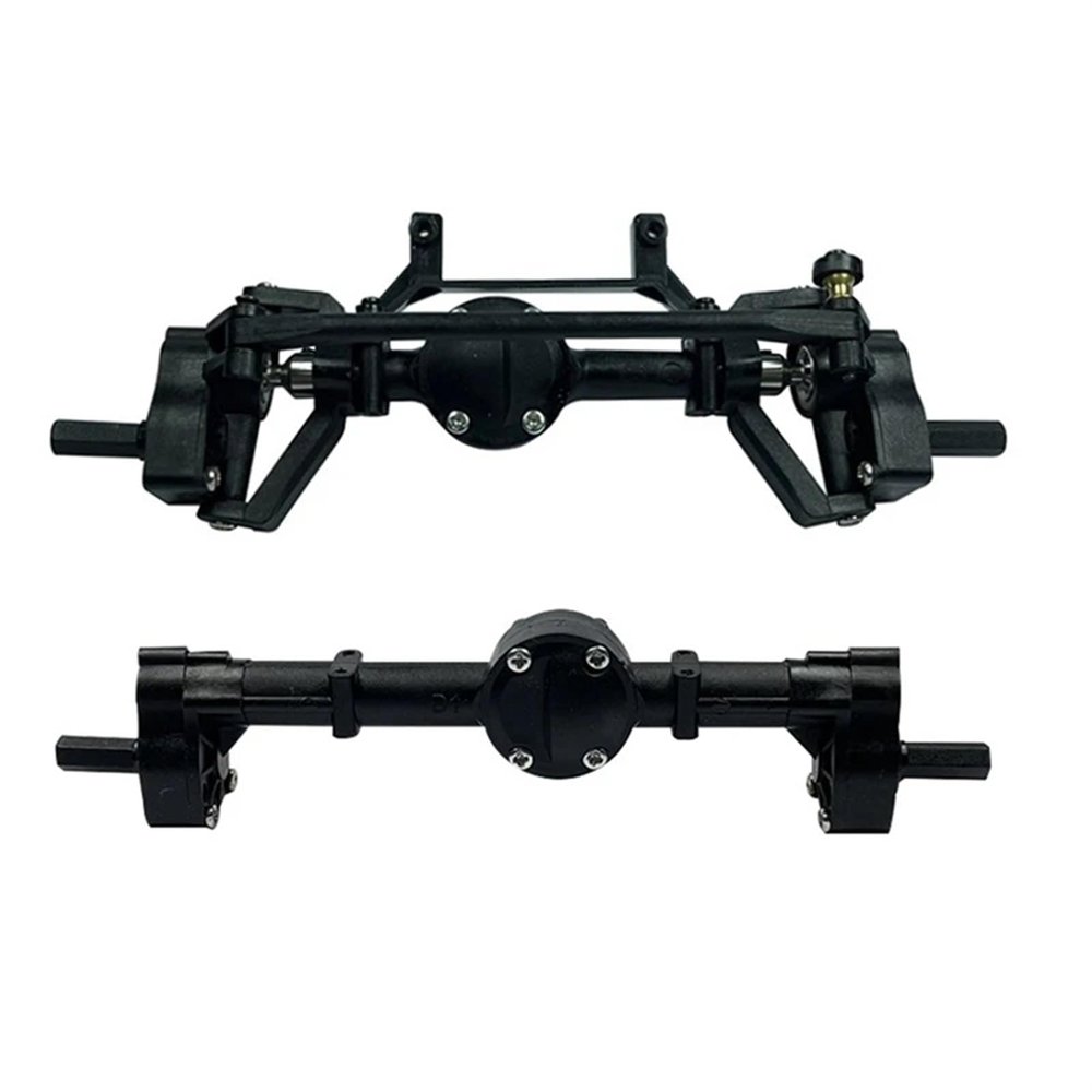 cvking RC Vehicle Axles Compatible with LDRC for LD-P06 for Unimog 1/12 RC Truck Car Spare Parts Accessories Front and Rear Portal Axle RC Car Upgrade Accessories