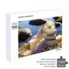 1000 PCS Jigsaw Puzzle for Adults Personalized Picture Puzzle Massage Stones with Daisy Customized Wooden Puzzle for Family, Birthday, Wedding, Game Nights Gifts, 20.4"x15" view 4