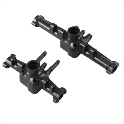 cvking RC Vehicle Axles Compatible with TRX4-M 1/18 RC Crawler Car Upgrade Parts RC Car Upgrade Accessories CNC Metal Front and Rear Axle Housing(Color 1)