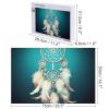 1000 PCS Jigsaw Puzzle for Adults Personalized Picture Puzzle White Dream Catcher Feather Customized Wooden Puzzle for Family, Birthday, Wedding, Game Nights Gifts, 20.4"x15" view 2