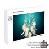 1000 PCS Jigsaw Puzzle for Adults Personalized Picture Puzzle White Dream Catcher Feather Customized Wooden Puzzle for Family, Birthday, Wedding, Game Nights Gifts, 20.4"x15" view 4