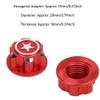 4PCS 17mm Hex Wheel Nut, Aluminium Alloy Hex Wheel Nut, Hex Wheel Mount Nuts Set for X MAXX Summit RC Car(Red) view 3