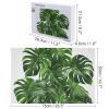 1000 PCS Jigsaw Puzzle for Adults Personalized Picture Puzzle Monstera Deliciosa Banana Palm Customized Wooden Puzzle for Family, Birthday, Wedding, Game Nights Gifts, 20.4"x15" view 2