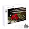 1000 PCS Jigsaw Puzzle for Adults Personalized Picture Puzzle Red Rose on Piano Customized Wooden Puzzle for Family, Birthday, Wedding, Game Nights Gifts, 20.4"x15" view 4