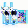 Unicorn Kids Walkie Talkies Rechargeable, 2 Miles Range 3 Channels 2 Way Radio, Birthday Gifts for Boys Girls,Family Games Outdoor Hiking Camping,3-12 Years Old Toys (Blue) view 1