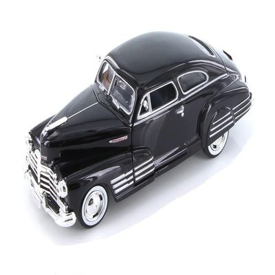 1948 Chevy Aerosedan Fleetline Black 1/24 Diecast Model Car by Motormax 73266blk