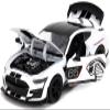 2020 GT500#65 White with Black Top and Stripes Performance Bigtime Muscle Series 1/24 Diecast Model Car Jada 35216 view 1