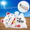 Lucky Cat,Welcoming Cat,Solar Powered Adorable Lazy Lying Waving Beckoning Fortune Lucky Cat Car Accessories (Bring Good Fortune and Good Luck) view 3
