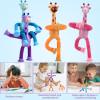 12Pack Telescopic Suction Cup Giraffe Toy, Pop Tubes Toddler Travel Toys, Educational Fidget Toys for Anxiety Kids for 3 4 5 6 7 8 9 Year Old Boys Girls view 3