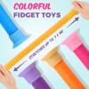 12Pack Telescopic Suction Cup Giraffe Toy, Pop Tubes Toddler Travel Toys, Educational Fidget Toys for Anxiety Kids for 3 4 5 6 7 8 9 Year Old Boys Girls view 4