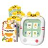 alilo Kids Learning Tablet for Toddlers 3-5, Screen-Free Educational Toys, with 47 Double-Sided Flash Cards to Learn 180+ Words and Play 180+ Logic Games, Gifts for Ages 3 4 5 Years Old Boys Girls view 1
