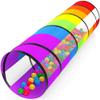 Kids Play Tunnel for Toddlers 70 x 21 Inch Colorful Pop-Up 1-3 Baby Crawling Tunnel Foldable with Breathable for Children Kids Dogs Indoor and Outdoor Backyard Tunnel Toys Gifts view 1