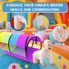 Kids Play Tunnel for Toddlers 70 x 21 Inch Colorful Pop-Up 1-3 Baby Crawling Tunnel Foldable with Breathable for Children Kids Dogs Indoor and Outdoor Backyard Tunnel Toys Gifts view 3