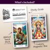 Biblical Tarot: A 78-Card Journey Through Scripture and The Soul | Christian Symbolism Reimagined for Modern Spiritual Reflection | Guidebook Included | Full Size - 4.75x2.75 | Reversible view 3