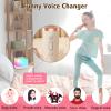 Karaoke Machine for Kids Portable Speaker with Wireless Microphone for Illusionary Flowing Light,Karaoke Toys Gifts for Girls & Boys Ages 4-12 +Year Old Birthday Party view 3