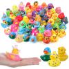 30Pcs Rubber Ducks Assorted Plastic Bulk Rubber Duck for Cruise Ducks Ducking Bath Pool Toys Duck Party Favors Cruise Ships Hiding Classroom Exchange Gifts for Kids Teens view 1