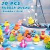 30Pcs Rubber Ducks Assorted Plastic Bulk Rubber Duck for Cruise Ducks Ducking Bath Pool Toys Duck Party Favors Cruise Ships Hiding Classroom Exchange Gifts for Kids Teens view 3