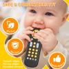 Avkast Baby TV Remote Control Toy 6 Month+, Toddler Realistic Remote Toy with Sound and Light, Early Educational Music Toys with 3 Languages English French Spanish for Infant Boys Girls 6 12 18 months view 3