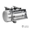 wheelfun 1/14 LESU Metal Hydraulic Oil Tank C with Pedal 85MM for a RC Tractor Truck Model view 4