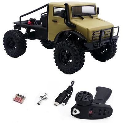 furitek x HobbyPlus CR-18P 2024 T-Hunter (Matte Sand) Brushless RTR 4WD Off-Road 1:18 Scale All Terrain RC Rock Crawler Waterproof - RC Cars, RC Crawler Toys Vehicles for Adults (FUR-2558)