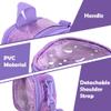 LoDrid Travel Carrying Case Compatible with Bitzee Interactive Toy Digital Pet, Storage Bag with Adjustable Shoulder Strap for Virtual Electronic Pets and Accessories, Purple, Bag Only view 2