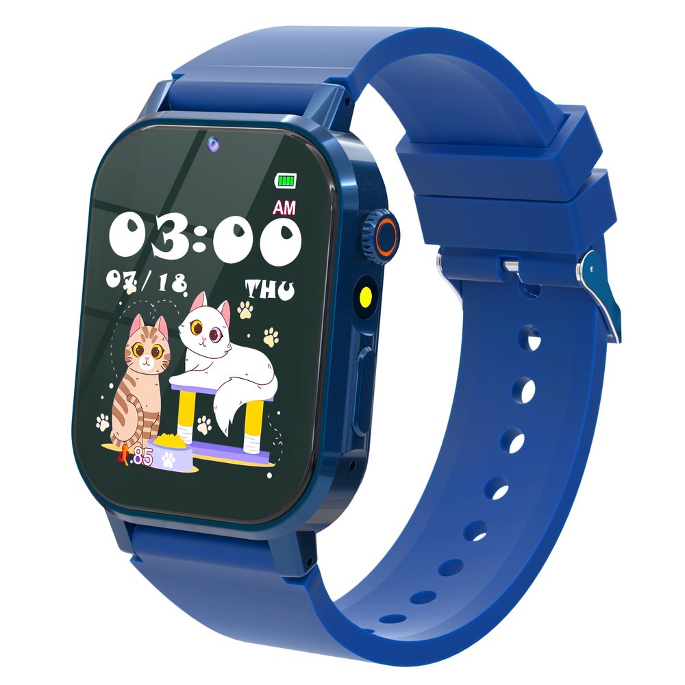 AIWIEP Kids Smart Watch Boys with 32 Games, Kids Watch for Boys Age 5-12 with HD Touch Screen Camera Pedometer Video Music Player Audiobook, Toys for 10 9 8 7 6 5 Year Old Boy Birthday Gift
