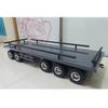 wheelfun 1/14 RC Hydraulic Dump Metal 5 Axles Trailer for Radio Control Truck Tractor Car Hobby Grade Model for Ages 14+ view 1