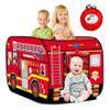 Cecailin Pop Up Tent for Kids.Fire Truck Play Tent Role Play Firefighter Tent.Large, Easy to Organize.Birthday Gift for Girls & Boys.Can Be Played with by 2-3 Kids.for Toddler - Indoor & Outdoor, Red view 1