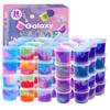 36 Galaxy Slime Packs, Non-Sticky, Soft, Stress Relief, Easter Basket Stuffers for Kids, Girls, Boys, Adults view 1