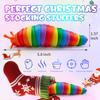 Cevioce 8 PCS Fidget Toys Slug for Adults Anxiety Sensory Toys for Party Favors Toddler Age 3-4 ADHD Autism Toys for Anxiety Stress Valentines Day Gifts for Kids Boys Girls Easter Basket Stuffers view 2