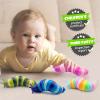 Cevioce 8 PCS Fidget Toys Slug for Adults Anxiety Sensory Toys for Party Favors Toddler Age 3-4 ADHD Autism Toys for Anxiety Stress Valentines Day Gifts for Kids Boys Girls Easter Basket Stuffers view 3