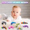 Cevioce 8 PCS Fidget Toys Slug for Adults Anxiety Sensory Toys for Party Favors Toddler Age 3-4 ADHD Autism Toys for Anxiety Stress Valentines Day Gifts for Kids Boys Girls Easter Basket Stuffers view 4