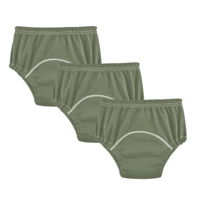 J JOYSAY Deep Lichen Green Potty Training Pants Unisex Toddler Training Underwear 3 Pack Waterproof Toilet Training Pants for Toddler Boys Girls 5T