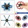 24Pcs Fingertip Gyro Toy Fidget Mechanical DIY Transformable Fidget Spinners Fidget Toys Robot Creative Chain Gyro Toy for Goodie Bag Stuffers Party Favors Gift Prizes Novely Anxiety Toys view 2