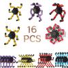 6Pcs Fingertip Gyro Toy Fidget Mechanical DIY Transformable Fidget Spinners Fidget Toys Robot Creative Chain Gyro Toy for Goodie Bag Stuffers Party Favors Gift Prizes Novely Anxiety Toys view 1