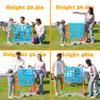 SDADI Height Adjustable 3-in-1 Giant 4-in-a-Row Connect Game with Golf and Ring Toss, Jumbo 4-to-Score Indoor/Outdoor Yard Party Game for Kids, Adults & Family view 4