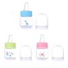 hokojix Baby Bottle Portable Baby Nursing Bottle 1.7oz Wide Neck Natural Flowing Easy to Clean Milk Bottle for Infant Pet Dog view 4