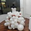 Pearl White Balloons Arch Double-Stuffed White Balloons Garland Ivory Balloon Different Sizes 18/12/10/5inch 61pcs Cream Beige Latex Balloons for Wedding Bridal Birthday Anniversary Decorations view 2