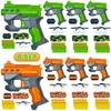 8 Pack Blaster Guns Boys Toys- Gun Party Favors Toy for Compatible with Nerf Birthday Party Supplies for 3,4,5,6,7,8,9 Years Valentines Gifts for Kids view 1